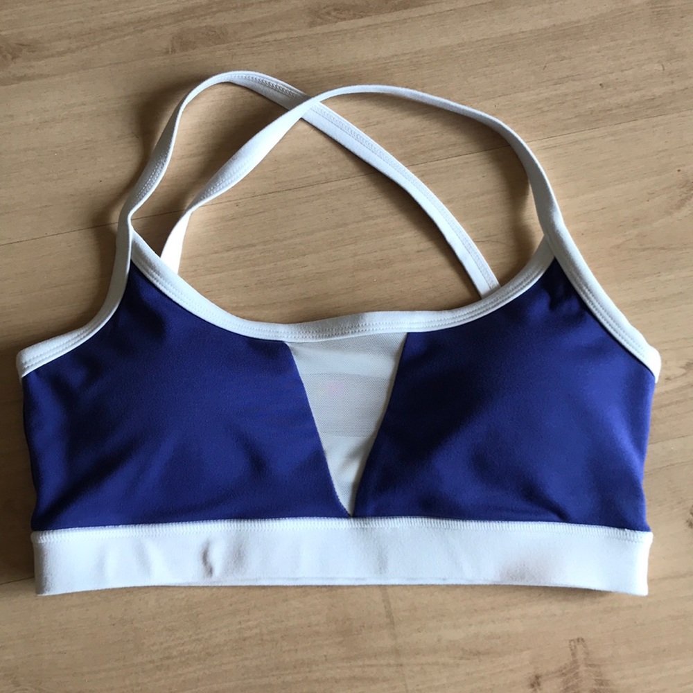 PopFlex Set the Bar Purple Sports Bra